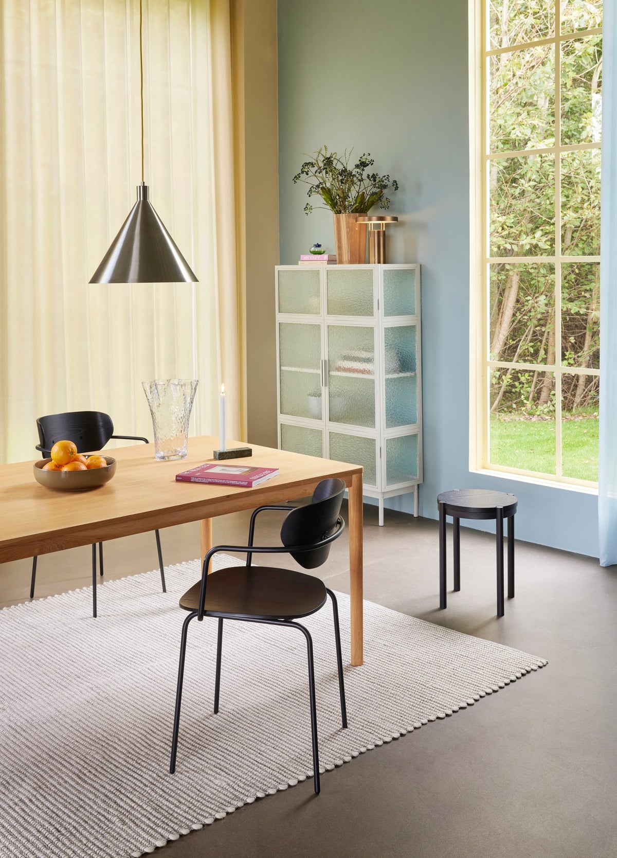 Ground Dining Table Square Natural - Hübsch - Accessoire Loods