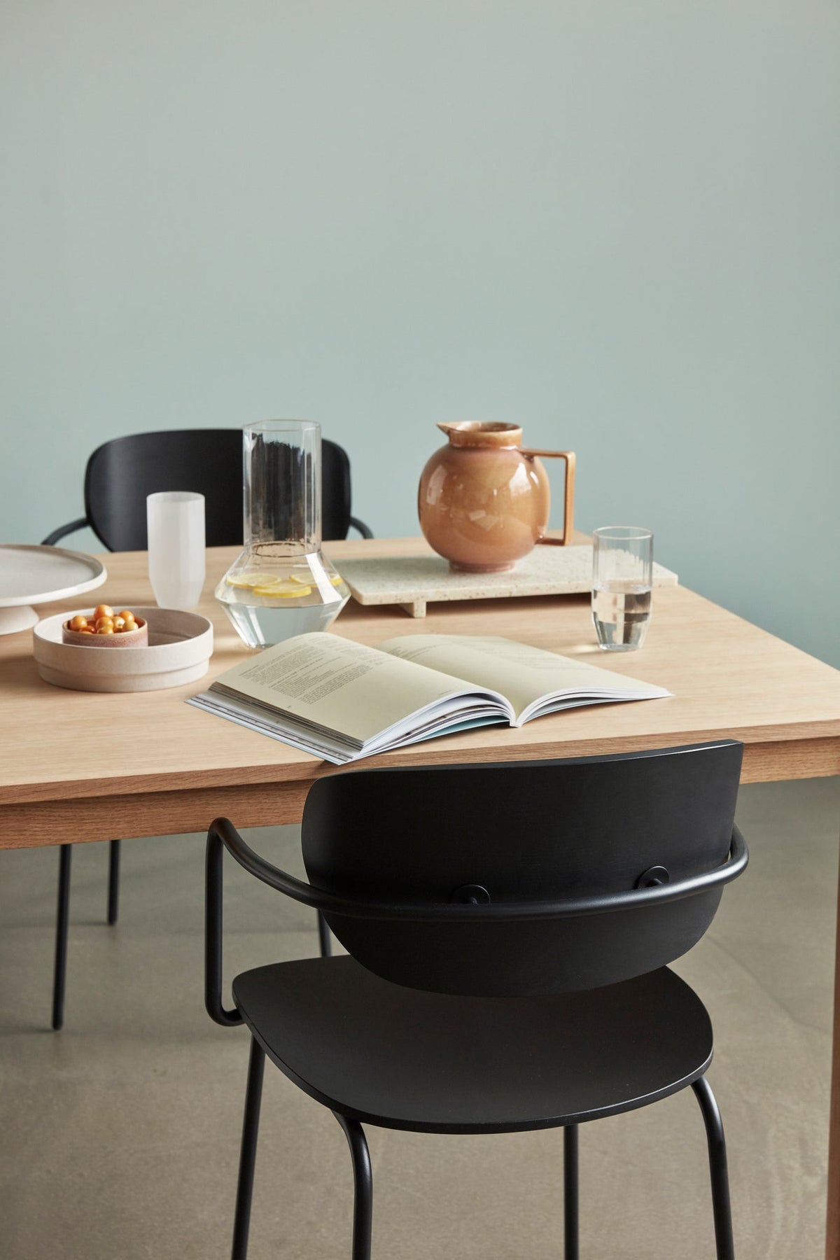 Ground Dining Table Square Natural - Hübsch - Accessoire Loods