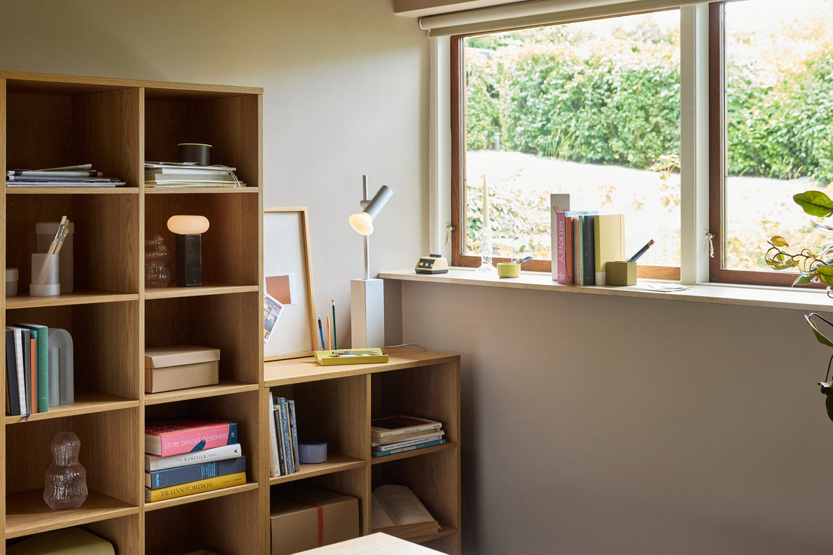 Hübsch - Disco Stellingkast Small Naturel - Hübsch - Accessoire Loods