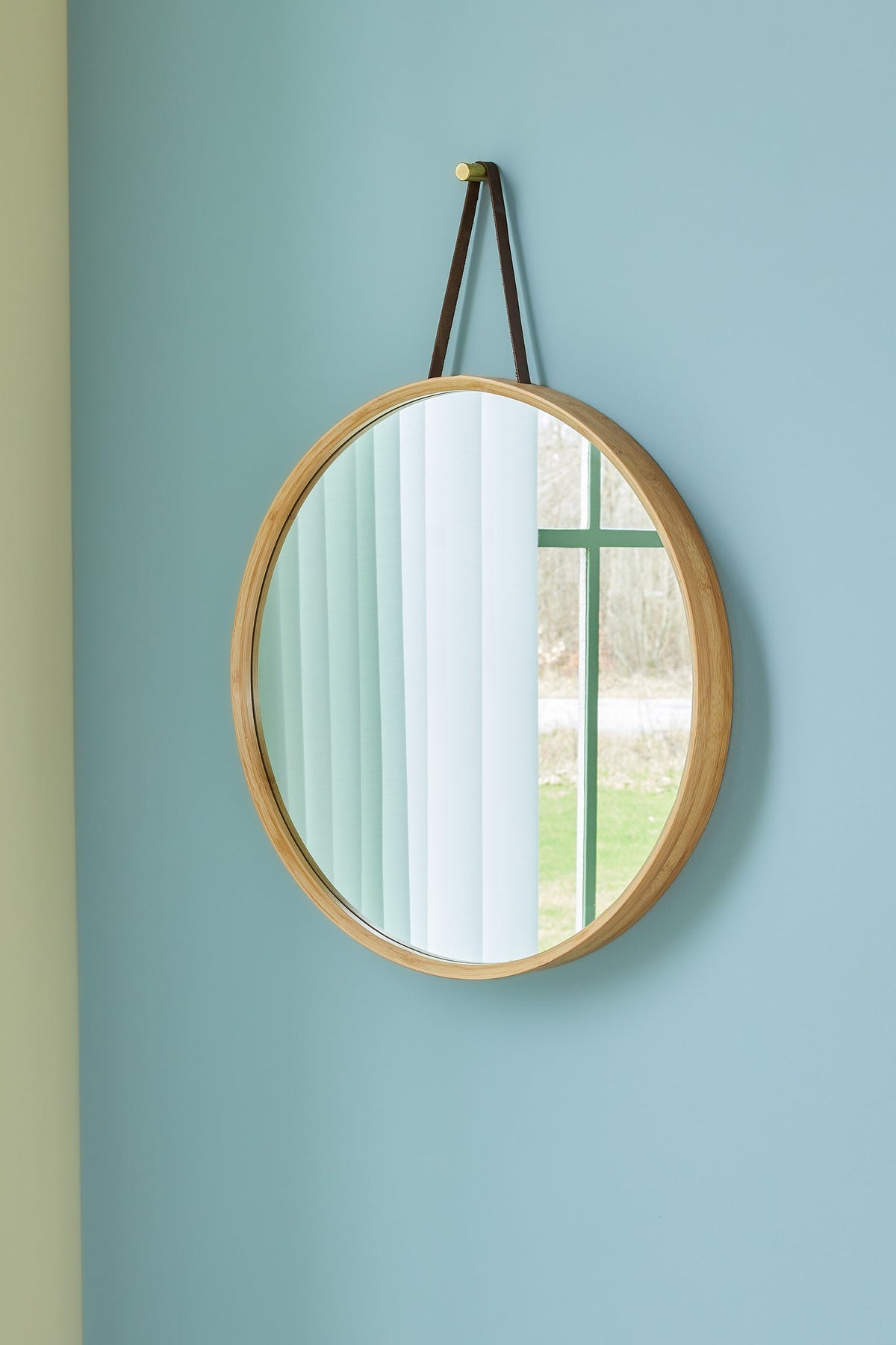 Mood Wall Mirror Natural - Hübsch - Accessoire Loods