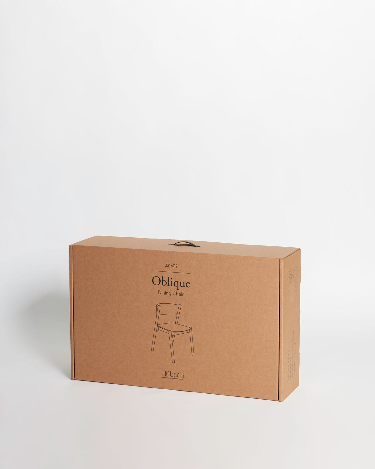 Oblique Dining Chair Seat Natural - Hübsch - Accessoire Loods