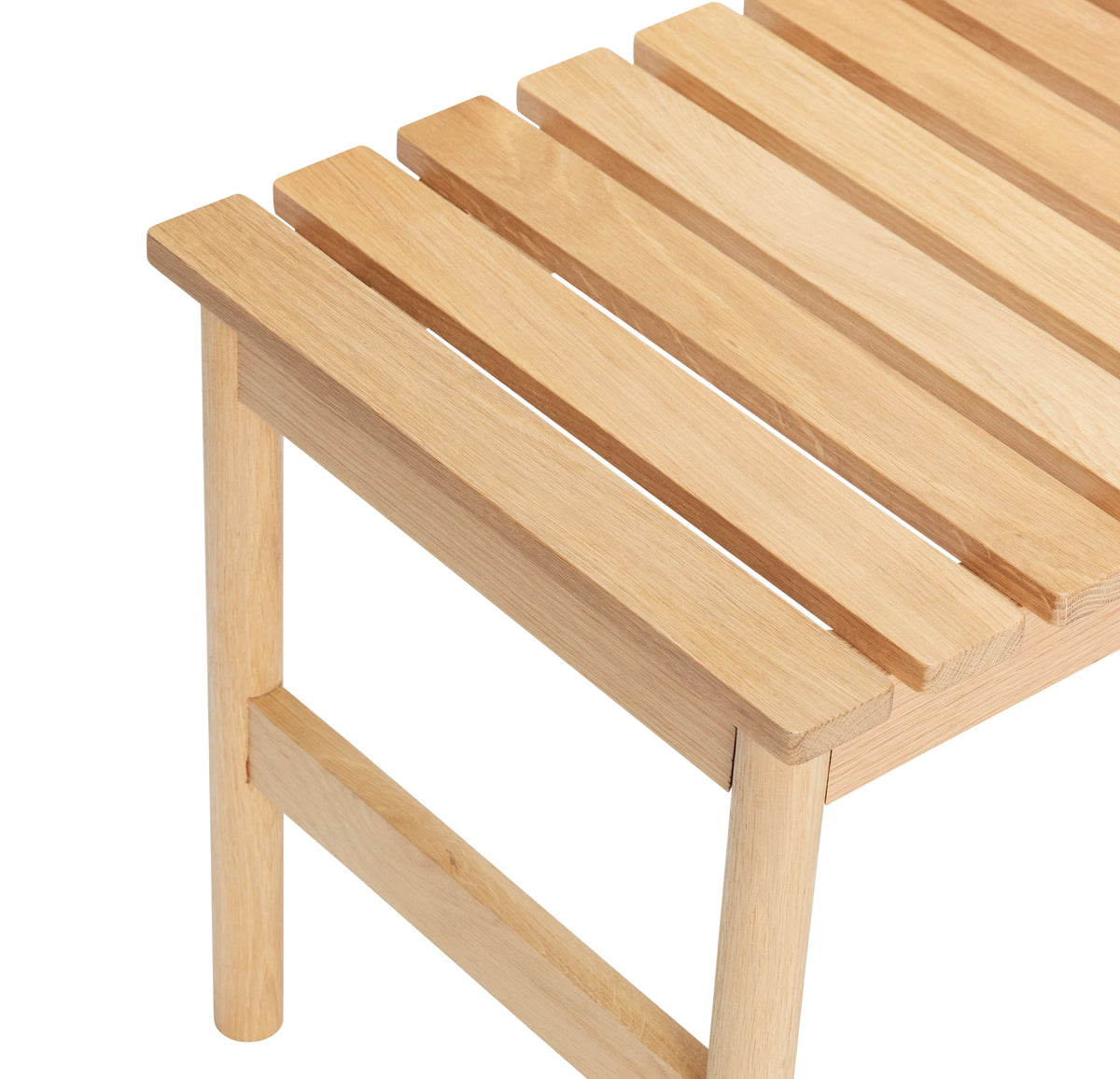 Row Bench Small Natural - Hübsch - Accessoire Loods
