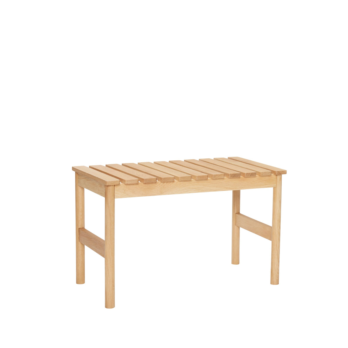Row Bench Small Natural - Hübsch - Accessoire Loods