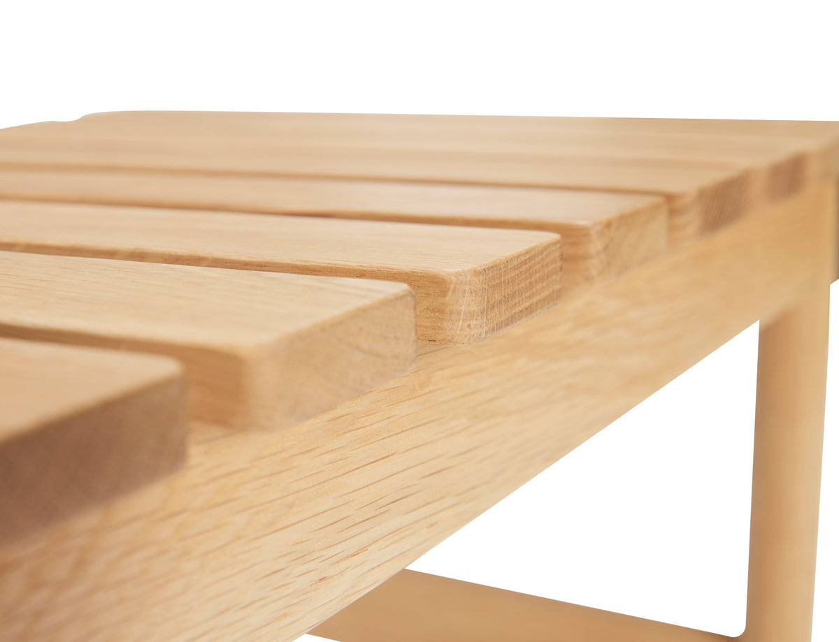 Row Bench Small Natural - Hübsch - Accessoire Loods