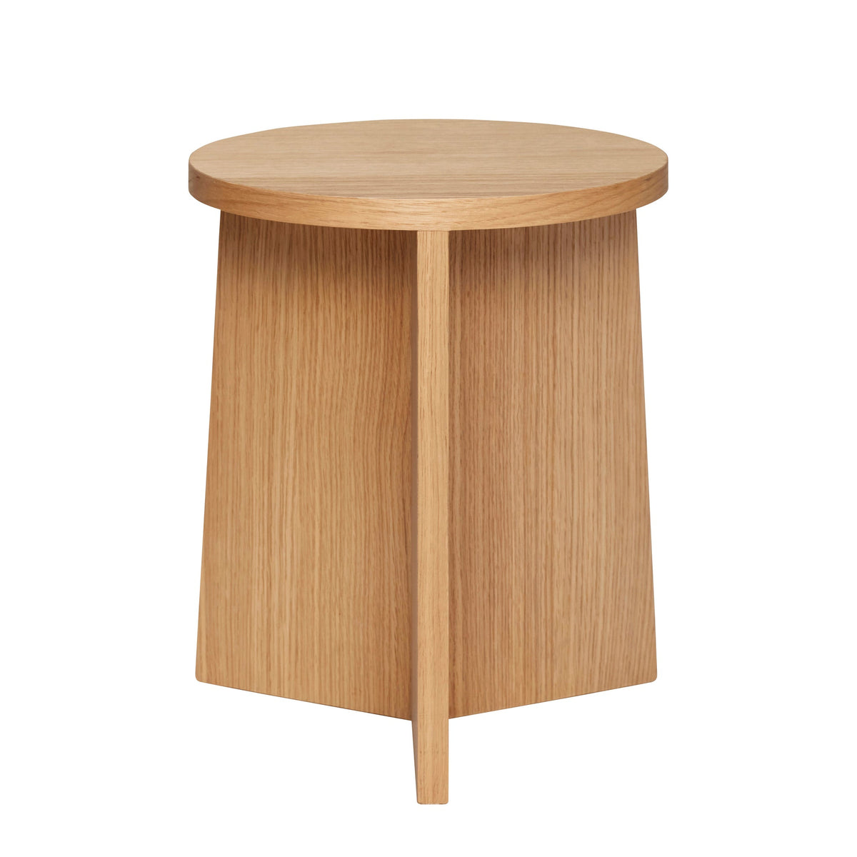 Split Stool Natural - Hübsch - Accessoire Loods