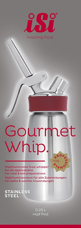 iSi Gourmet Whip Plus rvs - 0.25 Ltr - iSi - Accessoire Loods