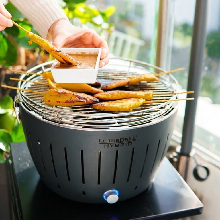 LotusGrill Classic Hybrid Tafelbarbecue - Ø350mm - Antraciet - LotusGrill - Accessoire Loods