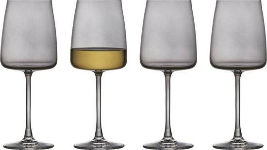 Lyngby Glas Krystal Zero Wit wijnglas 43 cl 4 st. Smoke - Lyngby Glas - Accessoire Loods
