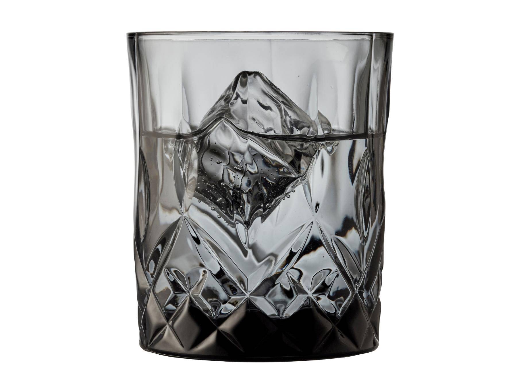 Lyngby Longdrinkglazen en whiskeyglazen - 38cl - 32cl - Zwart - Lyngby Glas - Accessoire Loods