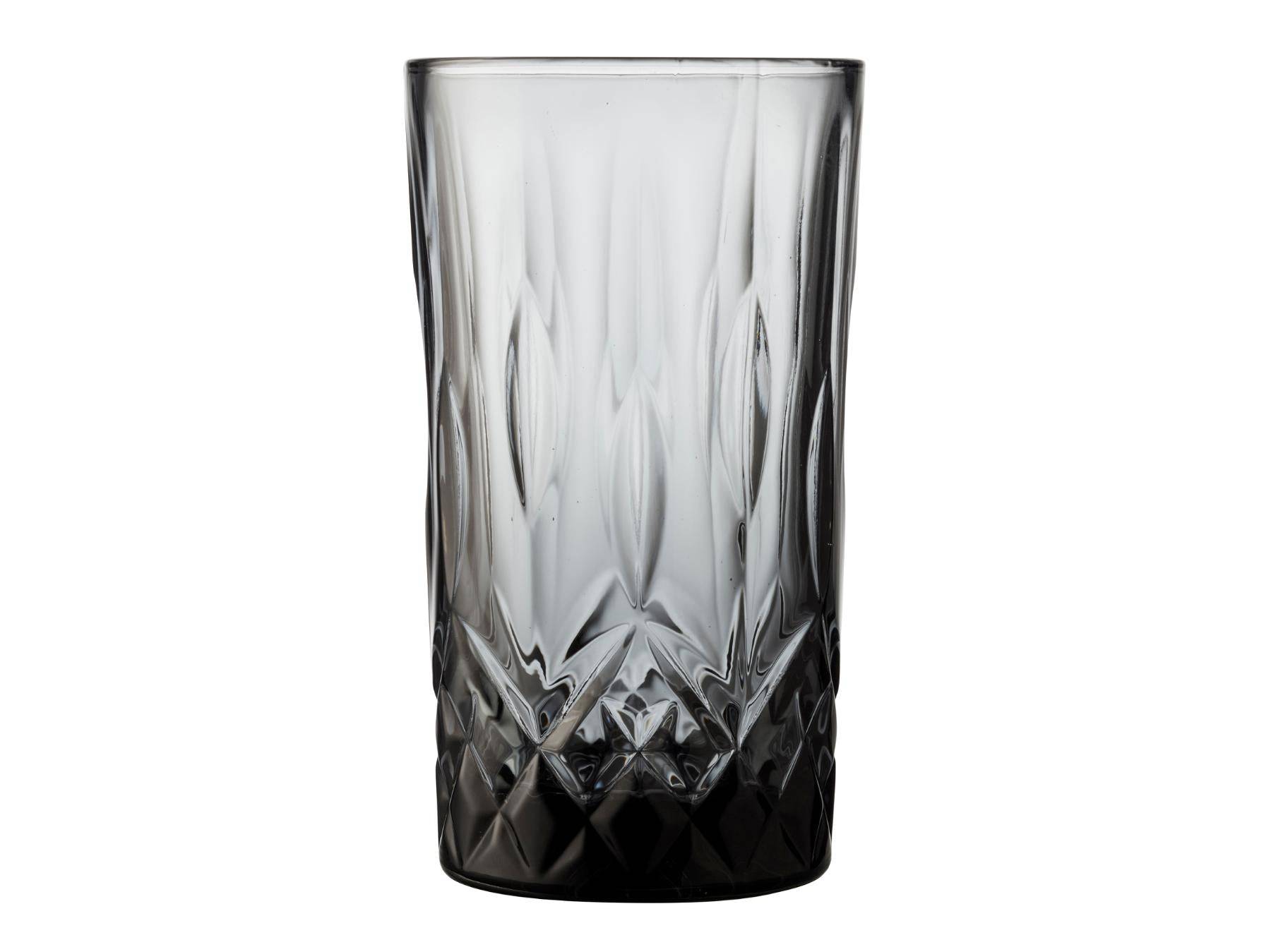 Lyngby Longdrinkglazen Sorrento (Smoke - 380ml) - set van 4 stuks - Lyngby Glas - Accessoire Loods