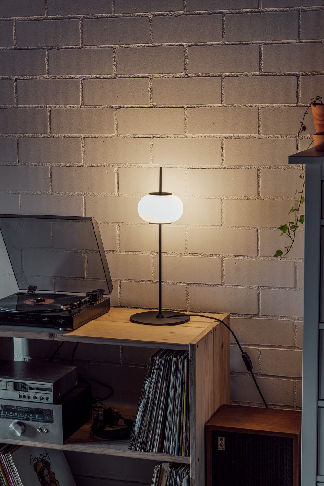 Astros Table Lamp 2 x G9 textured black - Milan - Accessoire Loods