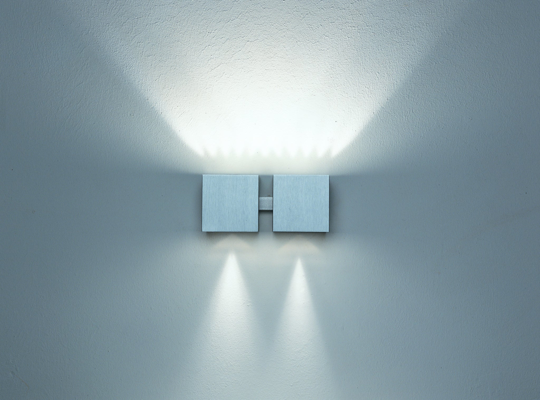 Dau 80 Wall lamp 2 x G9 Brushed aluminum - Milan - Accessoire Loods