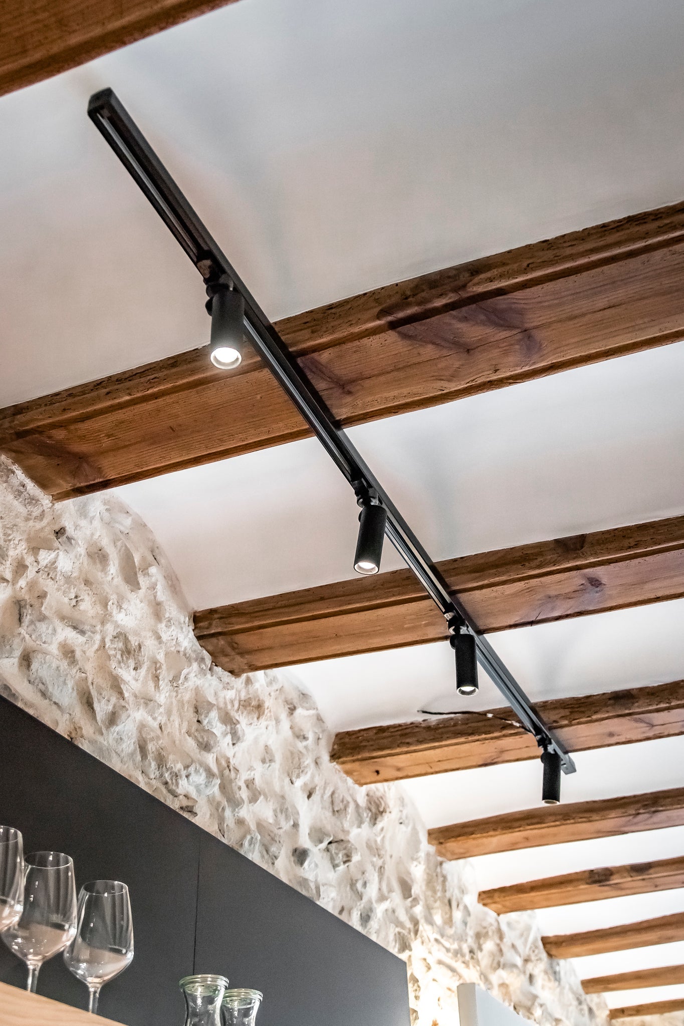 Haul 40 Track Spotlight 3P 5W textured black - Milan - Accessoire Loods