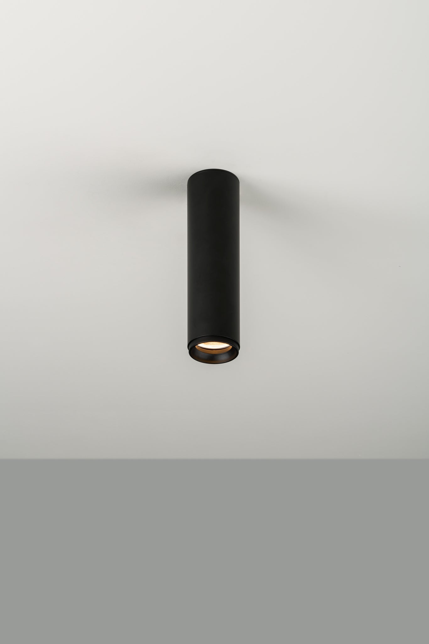 Haul 55 ceiling lamp H.21 cm Led DOB 7 W textured black - Milan - Accessoire Loods