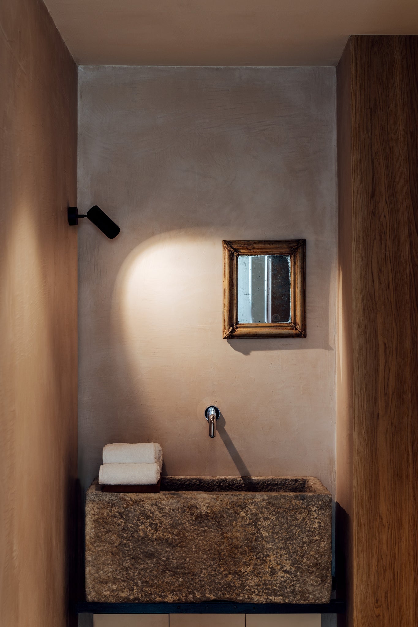 Haul 55 Wall / ceiling lamp H.9 cm Led DOB textured black - Milan - Accessoire Loods