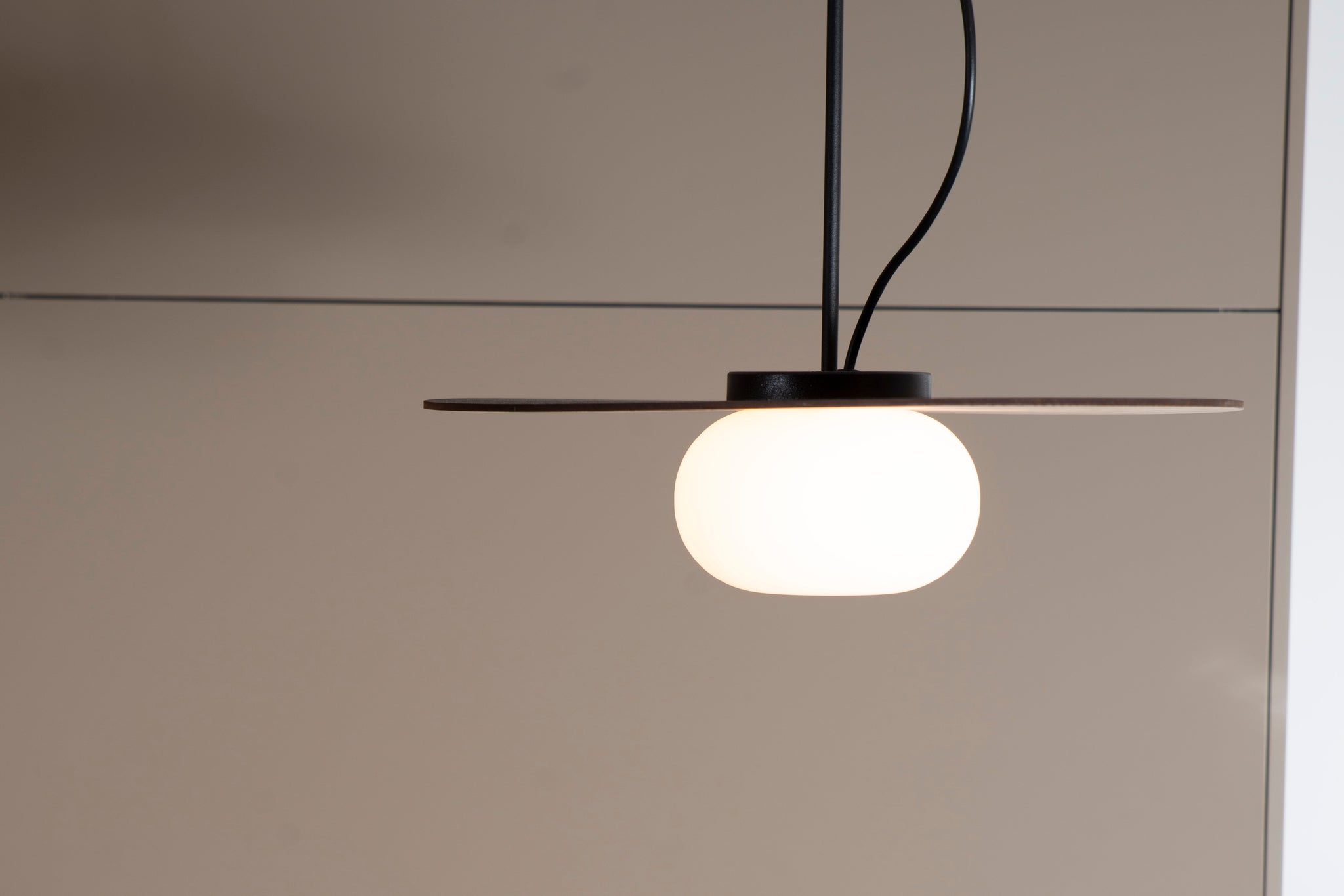 Knock Pendant G9 ash wood - Milan - Accessoire Loods