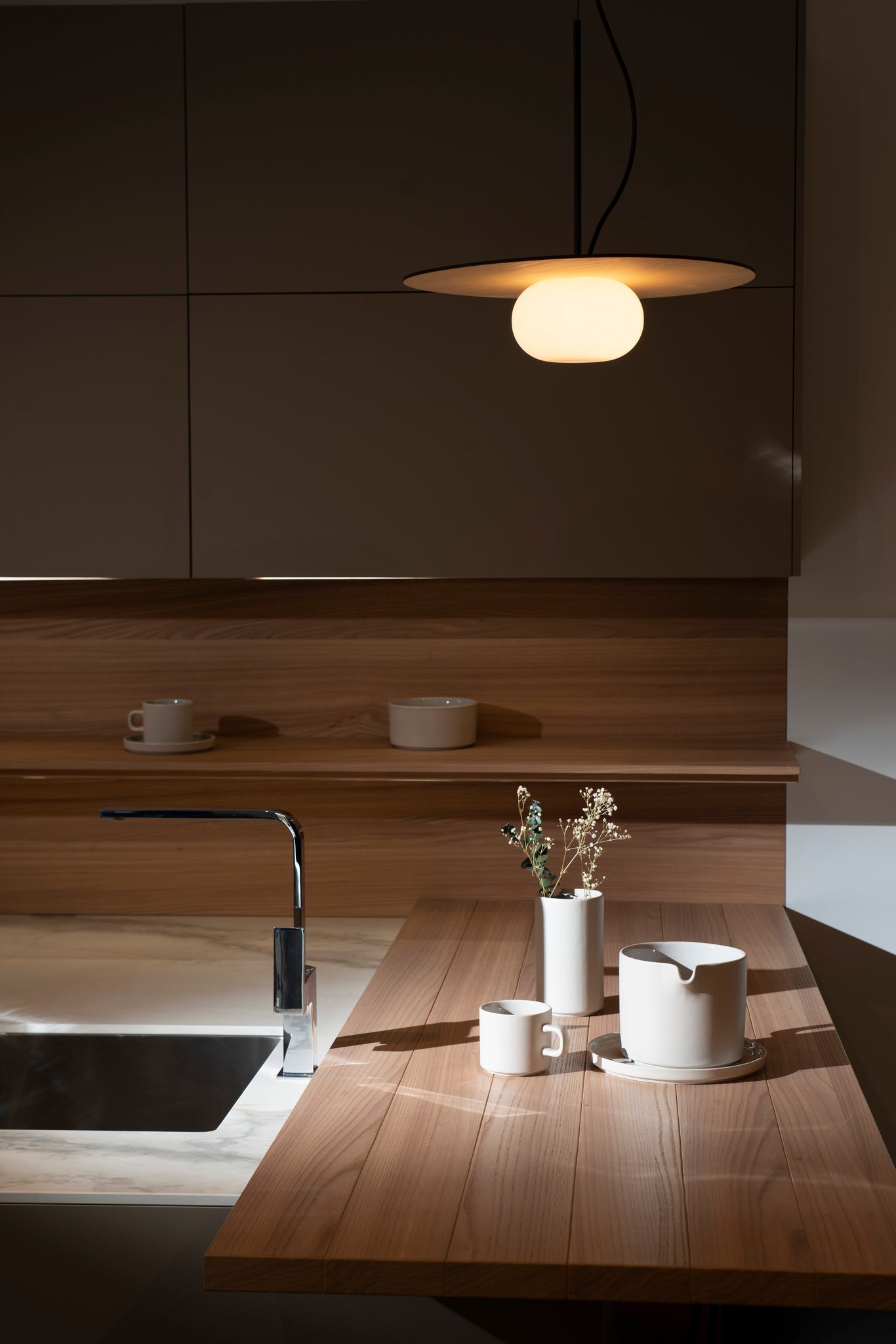 Knock Pendant G9 ash wood - Milan - Accessoire Loods