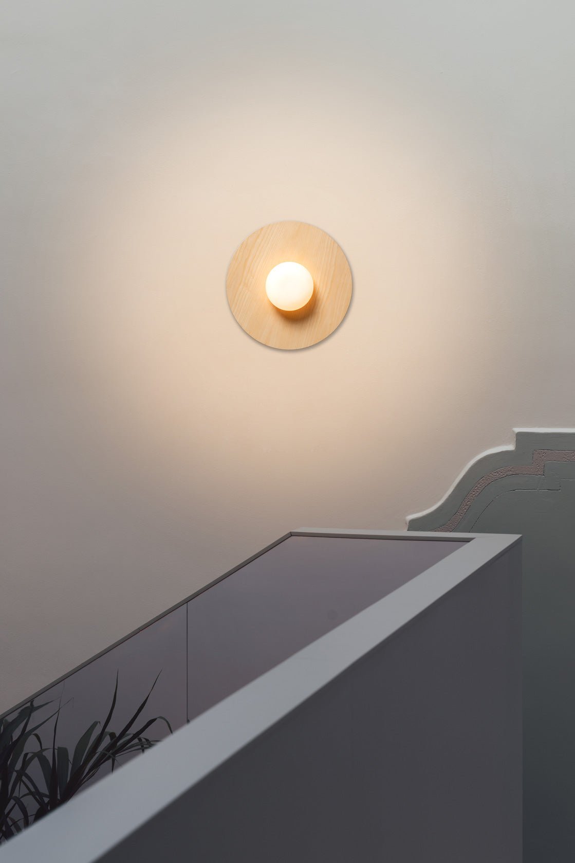 Knock Wall/ceiling lamp G9 @ 40 cm ash wood - Milan - Accessoire Loods