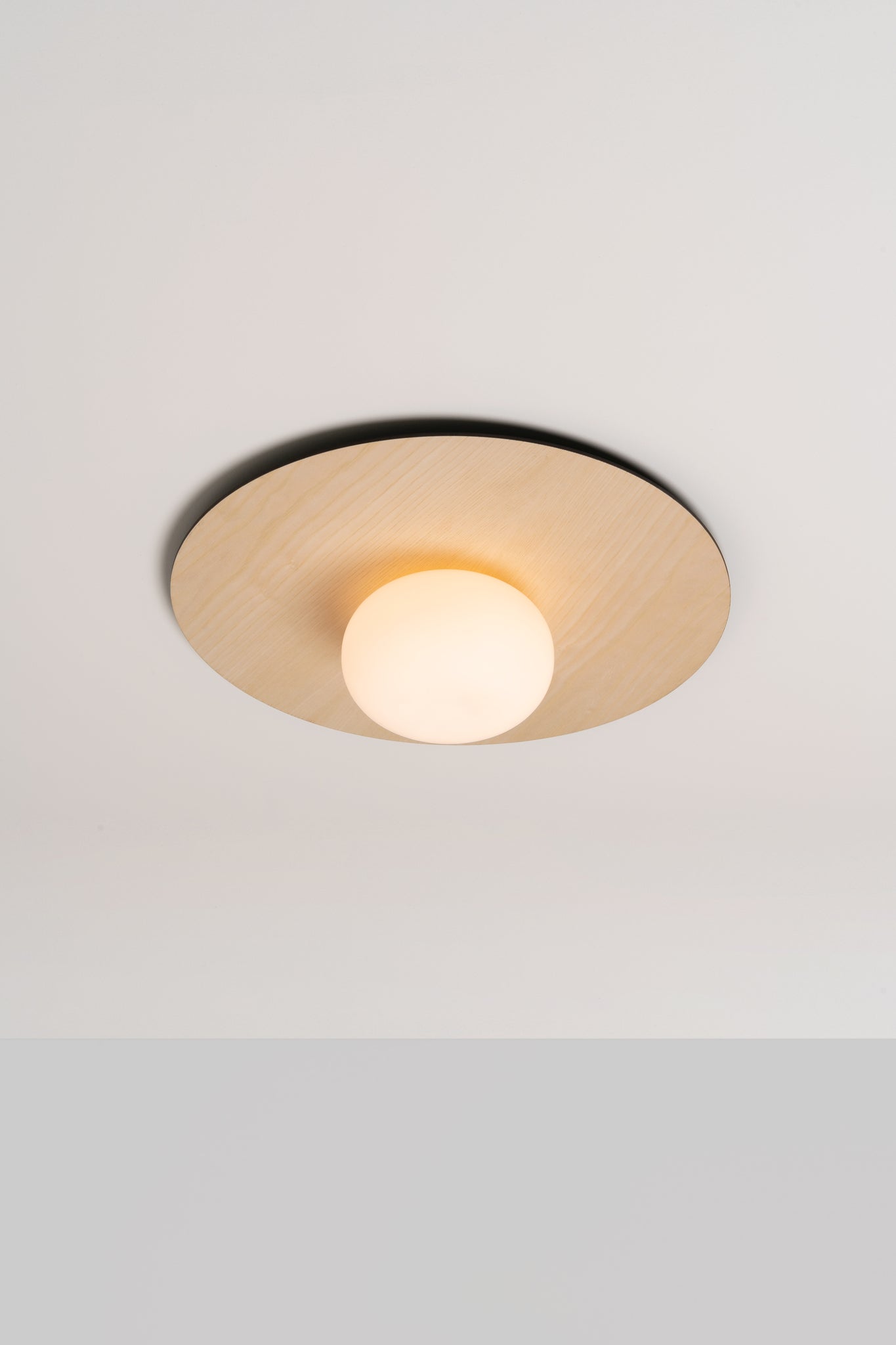 Knock Wall/ceiling lamp G9 @ 40 cm ash wood - Milan - Accessoire Loods