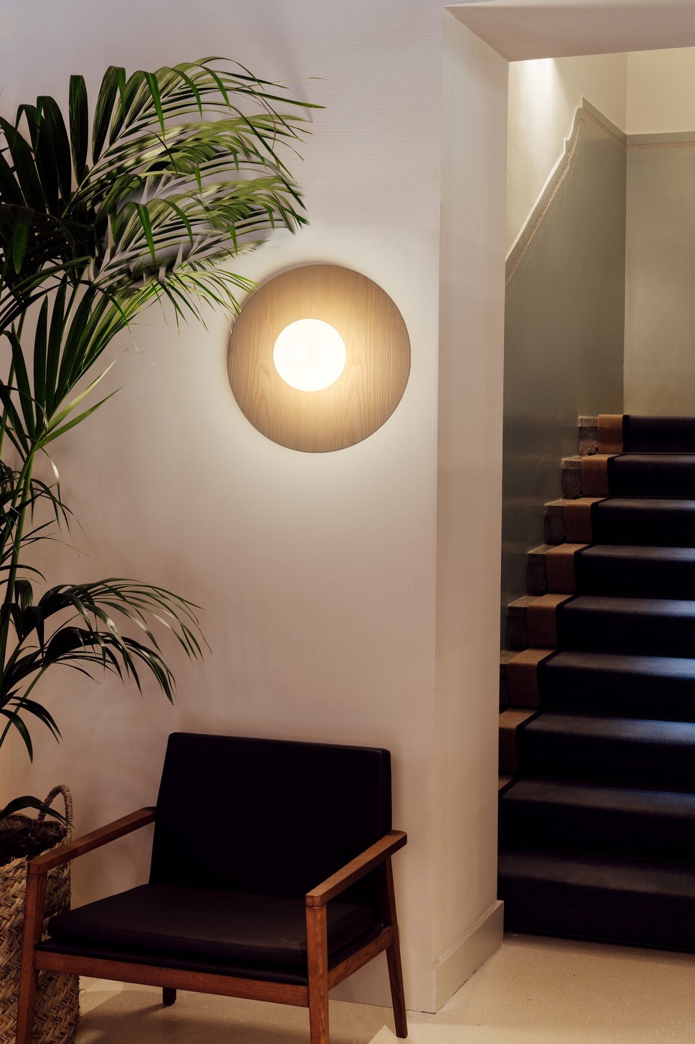 Knock Wall/ceiling lamp G9 @ 40 cm ash wood - Milan - Accessoire Loods