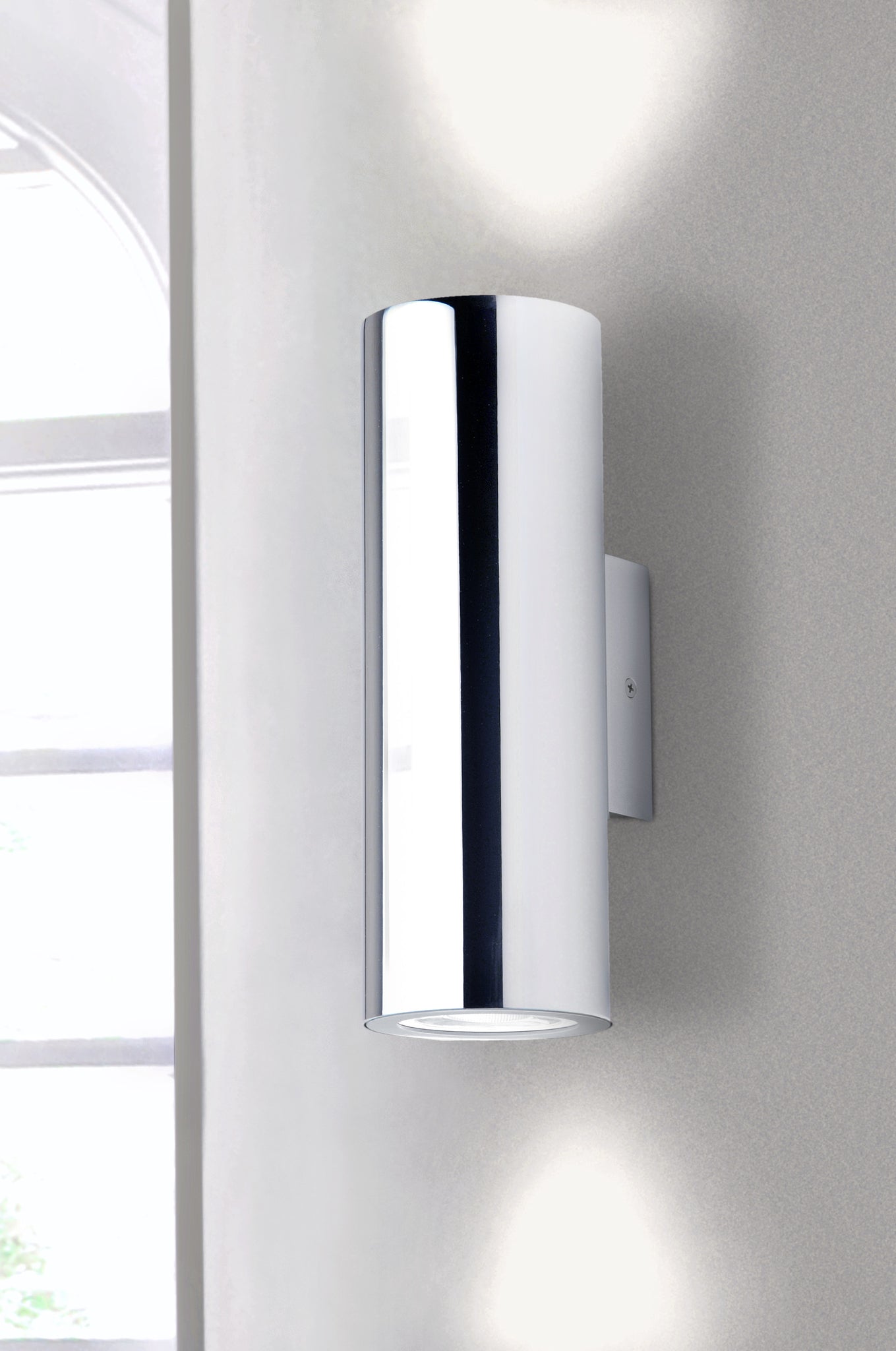 Kronn Wall lamp 2 x GU10 shiny chrome plating - Milan - Accessoire Loods