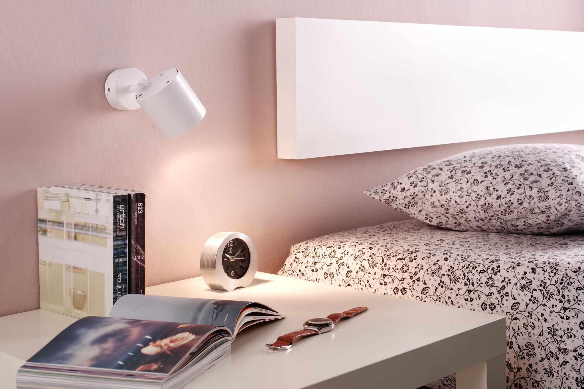 Kronn Wall/ceiling lamp GU10 textured white - Milan - Accessoire Loods