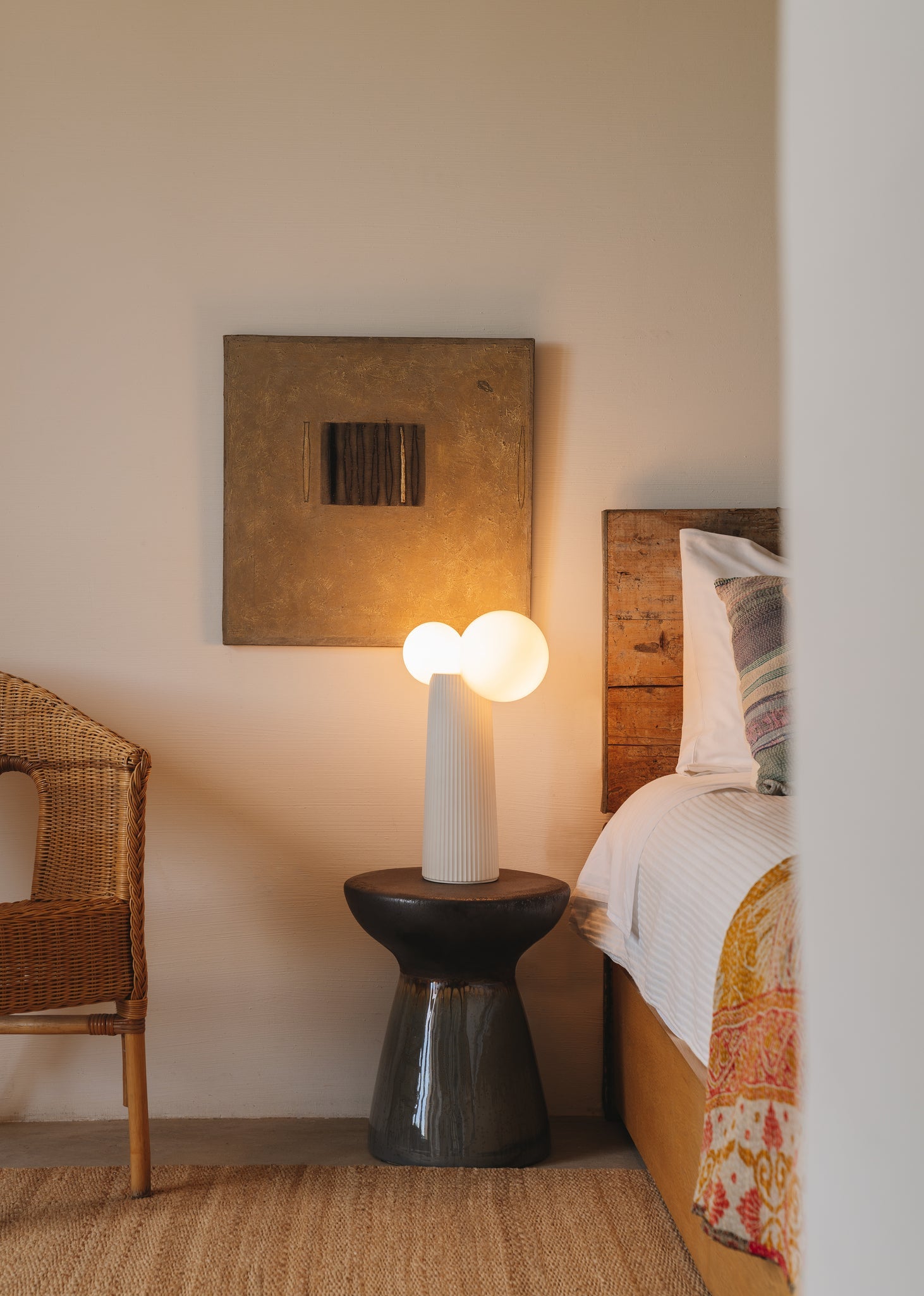 Land Wall Tabel lamp dimable Anthracite grey - Milan - Accessoire Loods