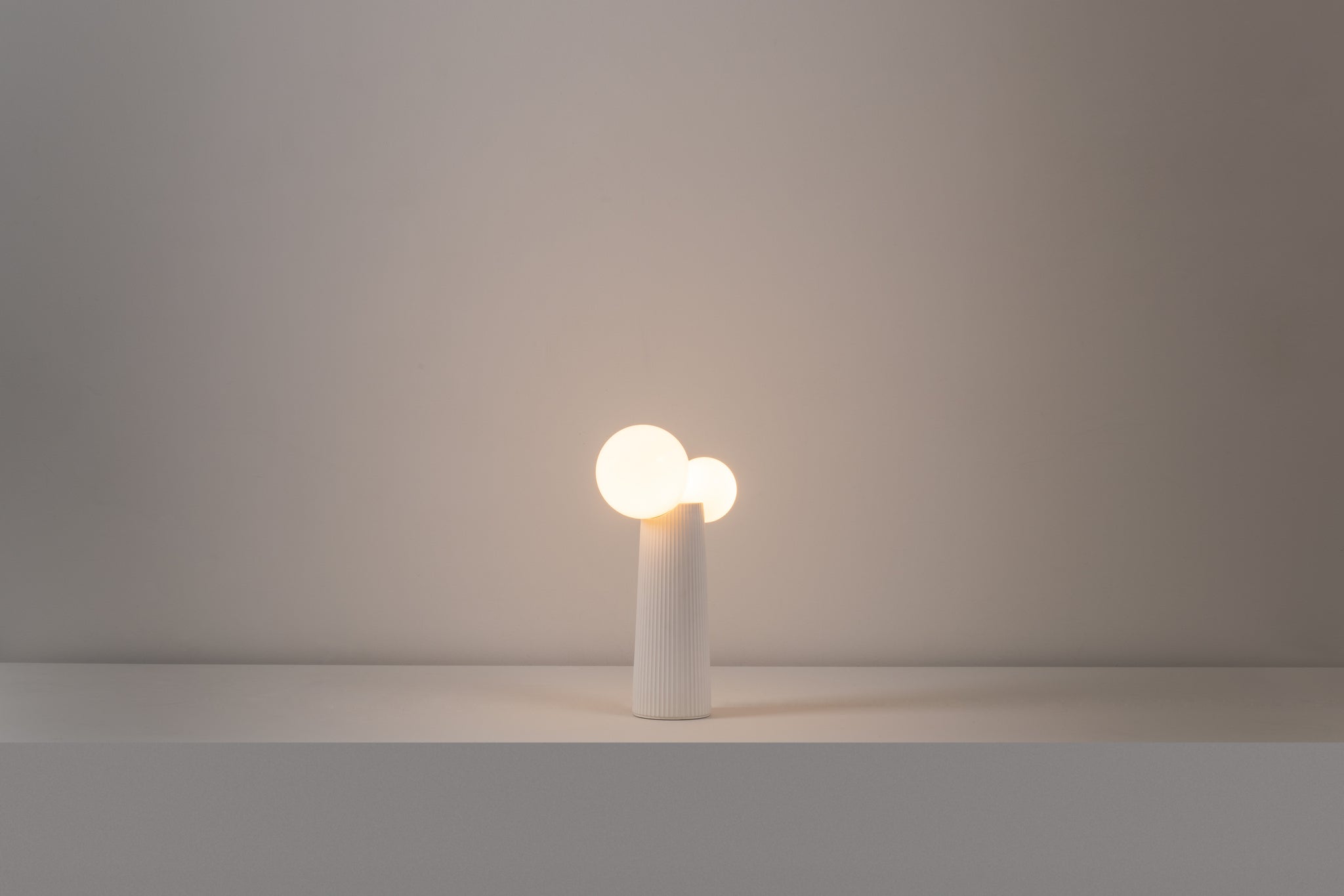 Land Wall Tabel lamp dimable Anthracite grey - Milan - Accessoire Loods