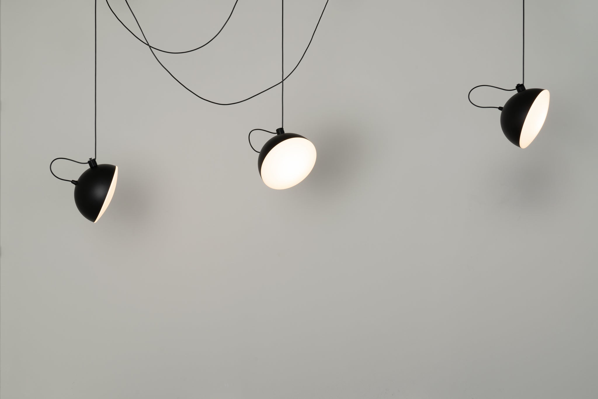 Nod Pendant lamp Textured black - Milan - Accessoire Loods