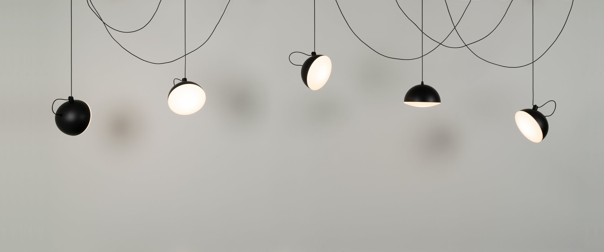 Nod Pendant lamp Textured black - Milan - Accessoire Loods