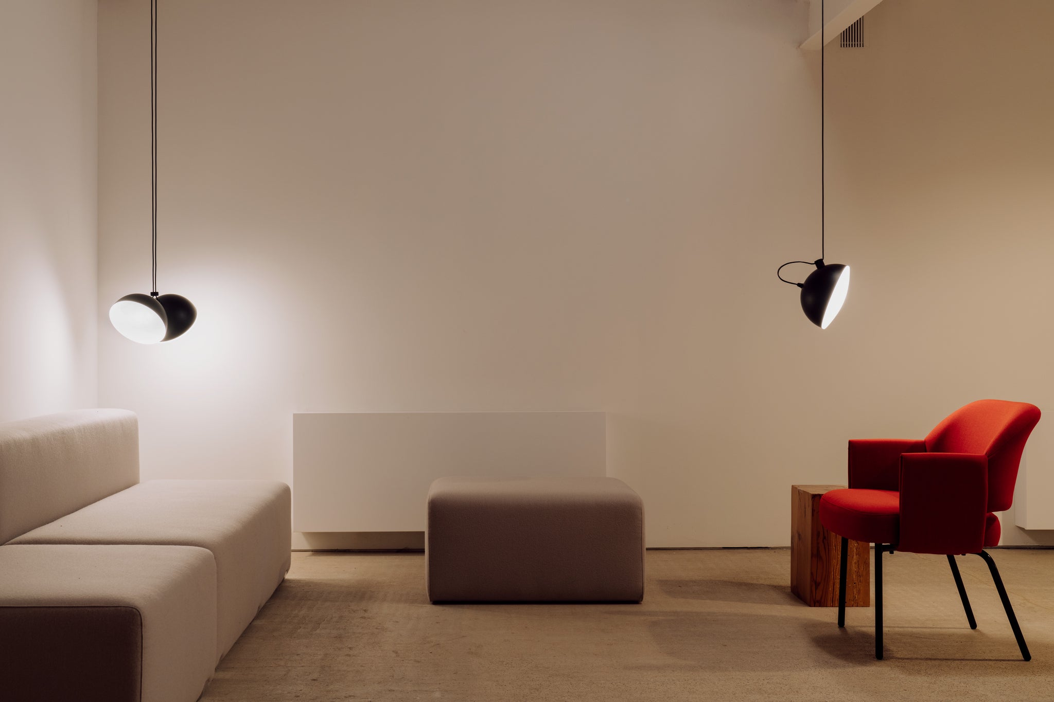 Nod Pendant lamp Textured black - Milan - Accessoire Loods