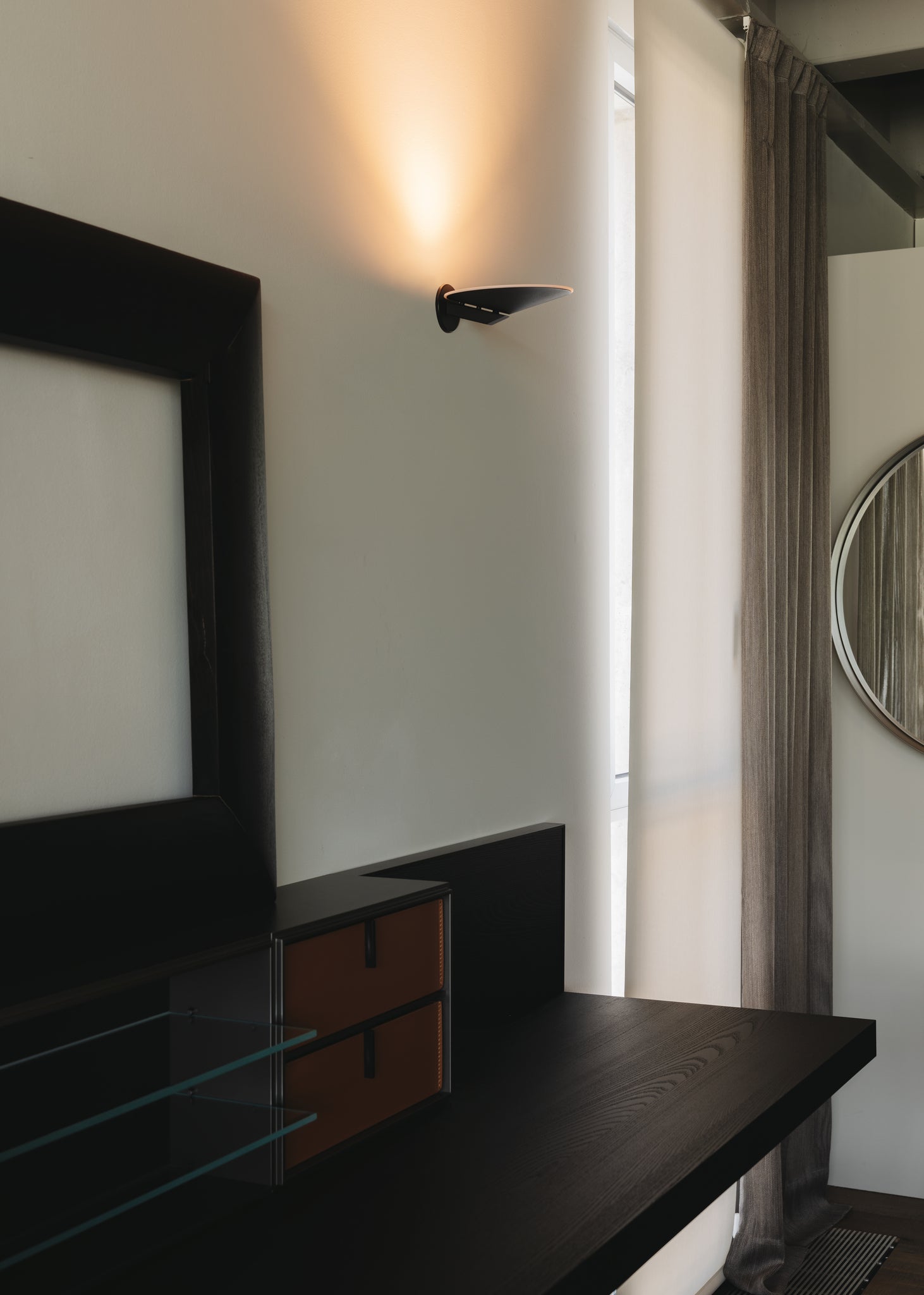 Pla Wall light Led anthracite grey - Milan - Accessoire Loods