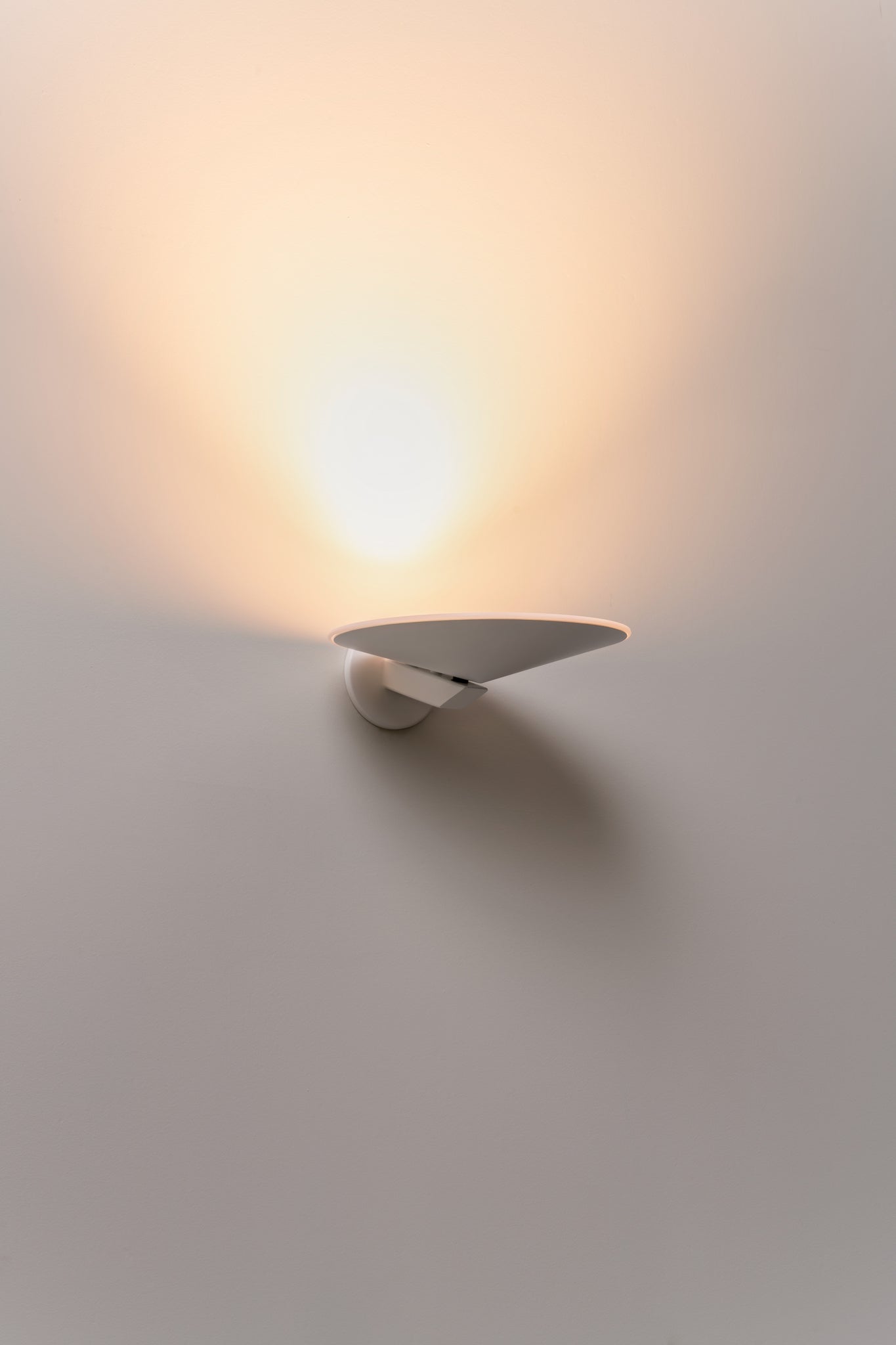 Pla Wall light Led textured white - Milan - Accessoire Loods