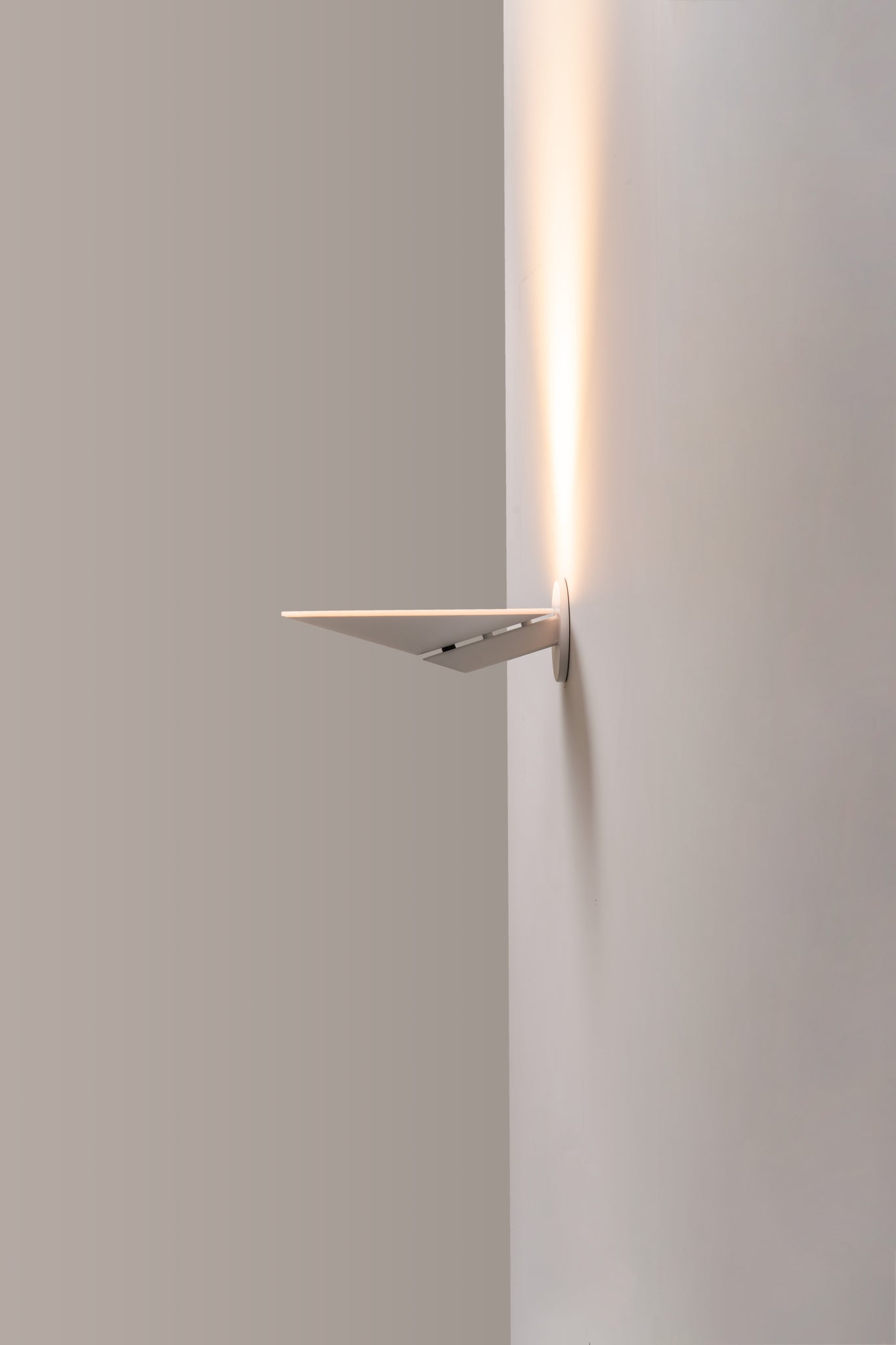 Pla Wall light Led textured white - Milan - Accessoire Loods