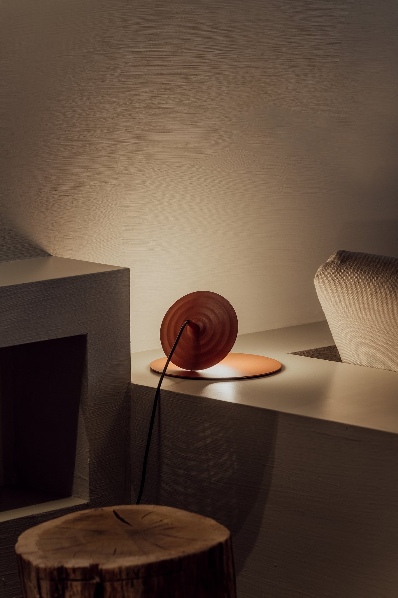 Symphony Table lamp G9 textured copper - Milan - Accessoire Loods