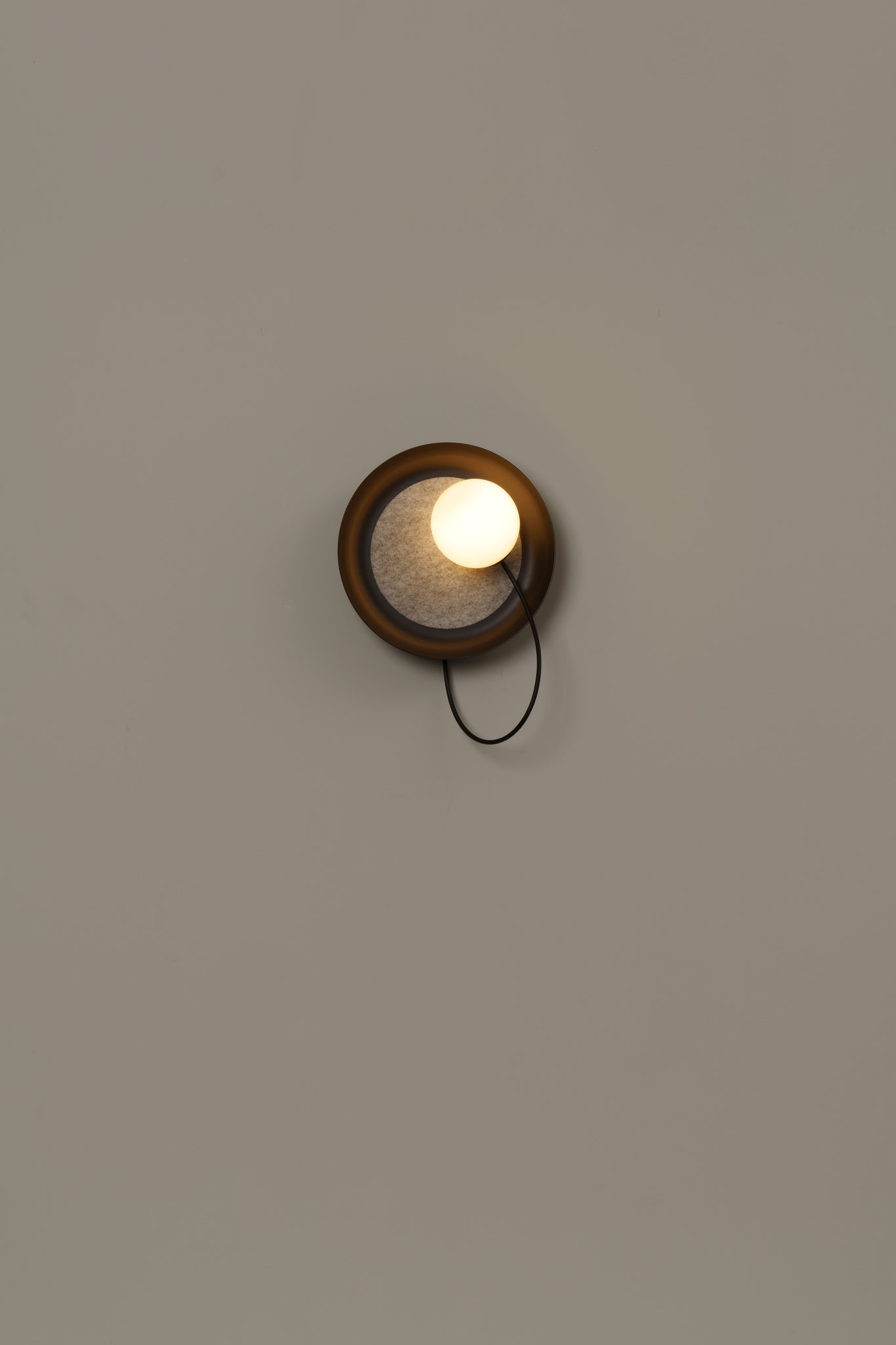 Wire Wall Lamp @ 24 cm G9 textured anthracite grey - Milan - Accessoire Loods