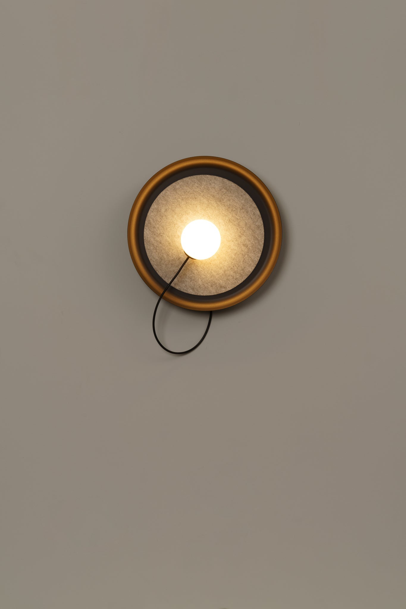 Wire Wall Lamp @ 38 cm G9 textured anthracite grey - Milan - Accessoire Loods