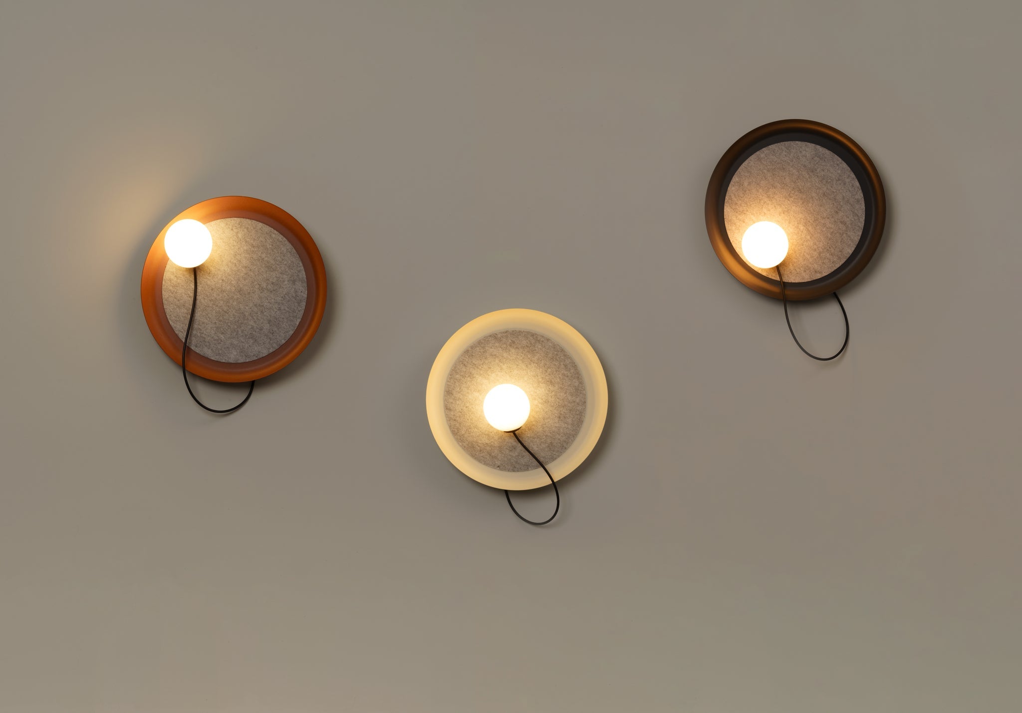 Wire Wall Lamp @ 38 cm G9 textured copper - Milan - Accessoire Loods