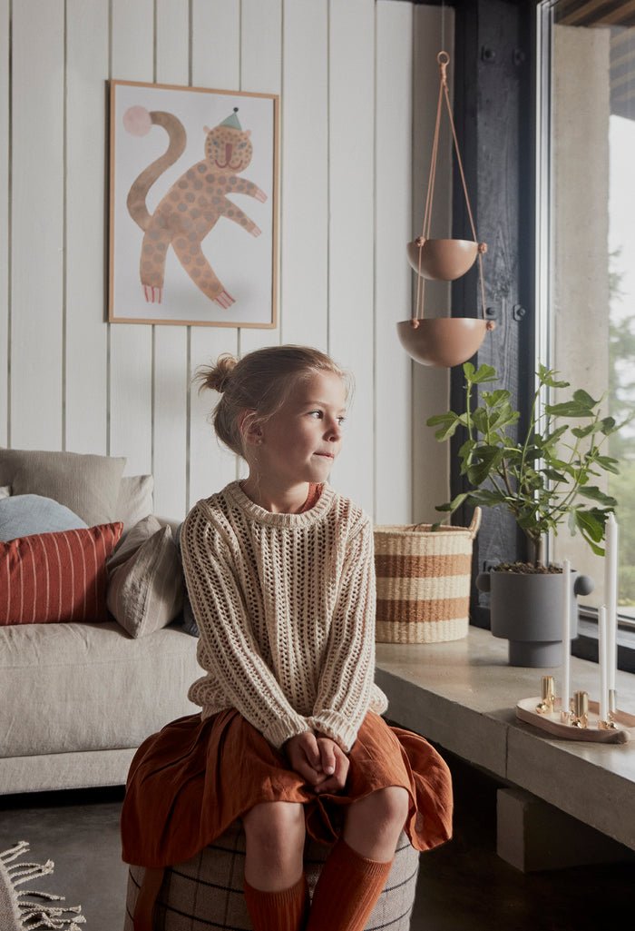 OYOY Living Inka Kana Pot Anthracite (Donkergrijs) - OYOY Living - Accessoire Loods