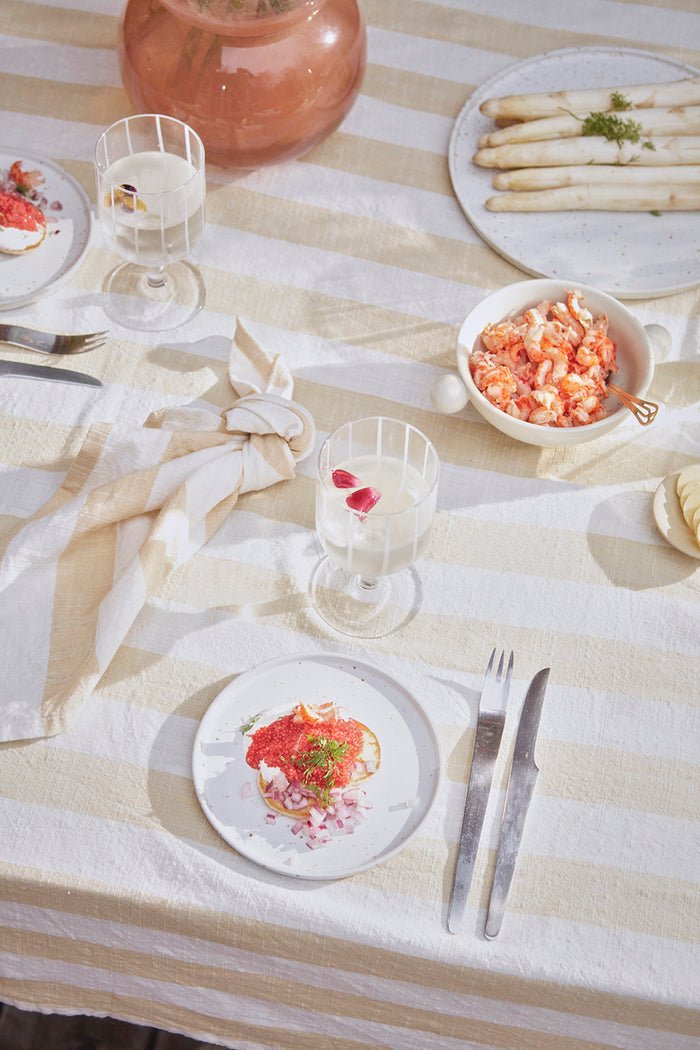 Striped Tablecloth - 260X140 Cm - OYOY LIVING - Accessoire Loods
