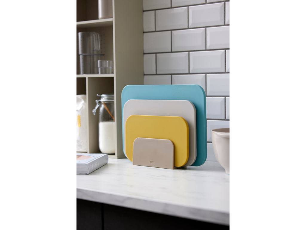 Rosti Snijplank Choptima set van 3 maten + houder - colour mix Ocean - Accessoire Loods