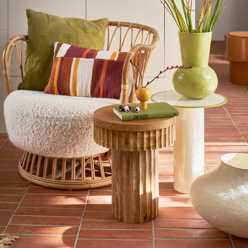 Decorative pot Vif, Pale khaki - Urban Nature Culture - Accessoire Loods
