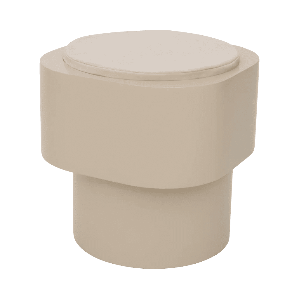 Side table Tabouret, Pale khaki - Urban Nature Culture - Accessoire Loods