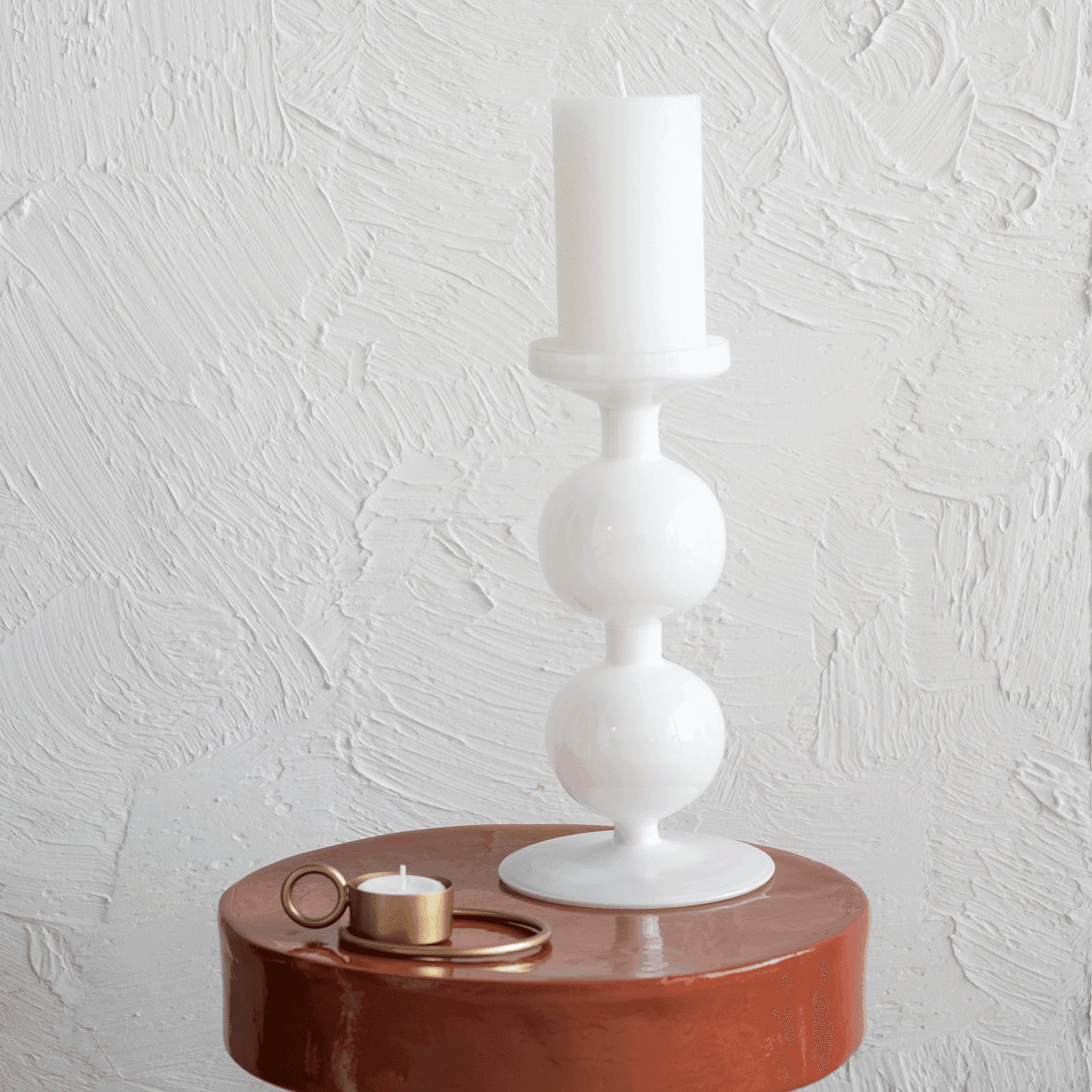 Urban Nature Culture - Kandelaar van gerecycled glas Bulb, 25 cm - Urban Nature Culture - Accessoire Loods