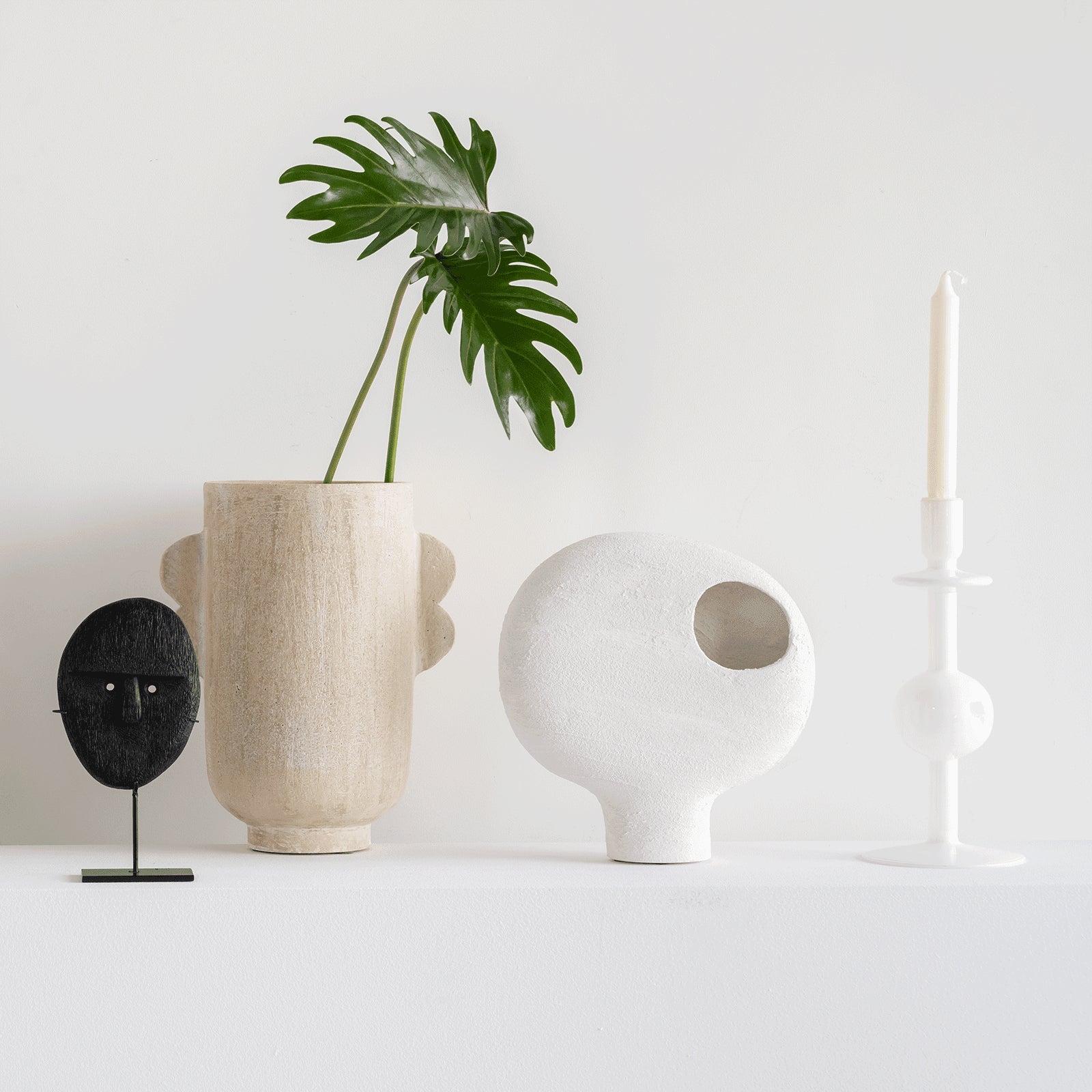 Urban Nature Culture - Kandelaar van gerecycled glas Bulb, 30 cm - Urban Nature Culture - Accessoire Loods