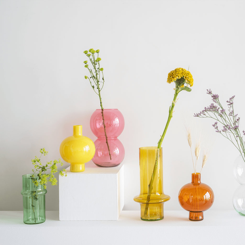 Urban Nature Culture - Vaas van gerecycled glas Bulb, Brandied Apricot - Urban Nature Culture - Accessoire Loods