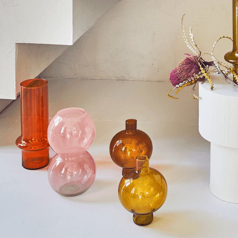 Urban Nature Culture - Vaas van gerecycled glas Bulb, Brandied Apricot - Urban Nature Culture - Accessoire Loods