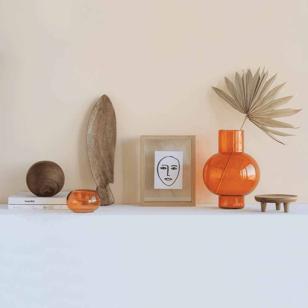Urban Nature Culture - Vaas van gerecycled glas Tummy A - Urban Nature Culture - Accessoire Loods