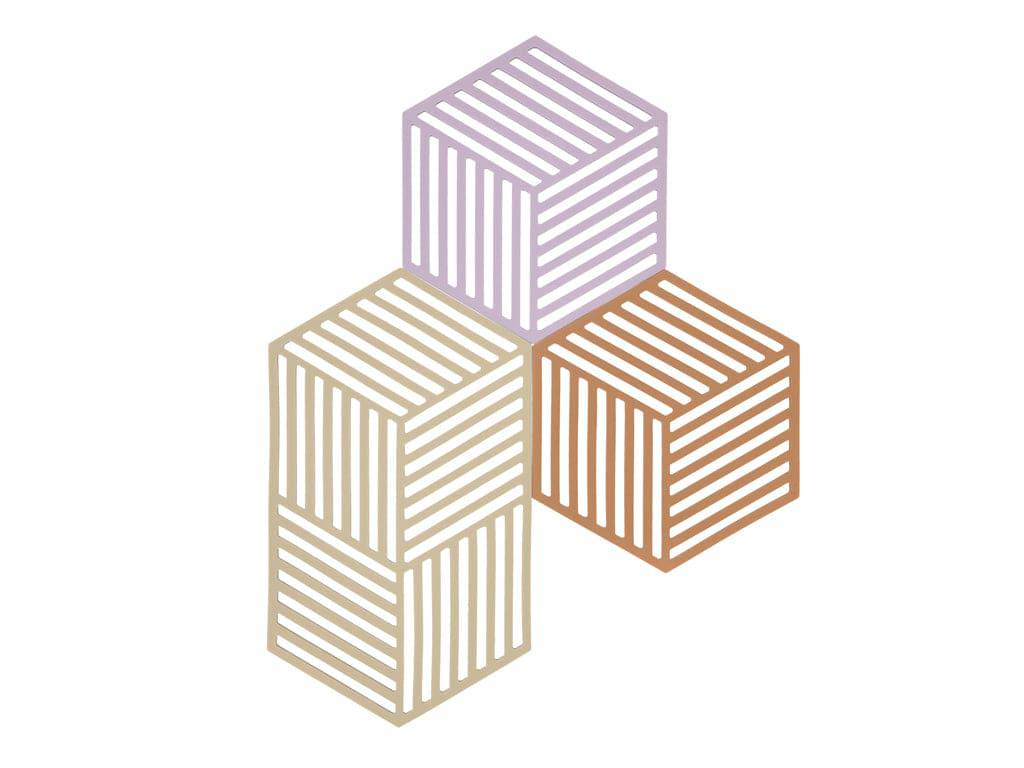 Zone Denmark - Set van 3 onderzetters - Triangles