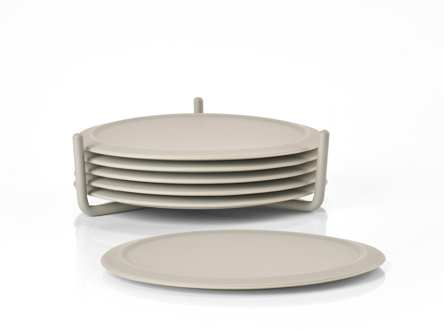 Zone Denmark - Singles - Houder met 6 onderzetters - Zone Denmark - Accessoire Loods